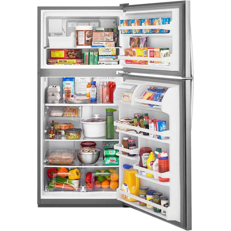 18.2 Cu. Ft. Stainless Steel Top-Freezer Refrigerator