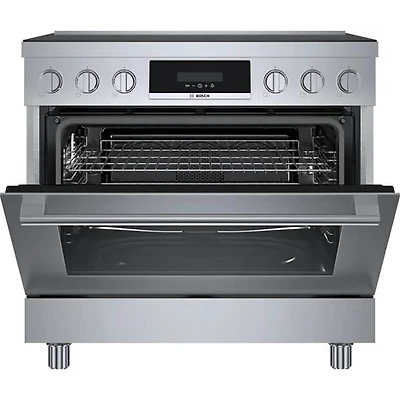 800 Series 3.7 Cu. Ft. Stainless 5 Burner Slide-In Electric Range