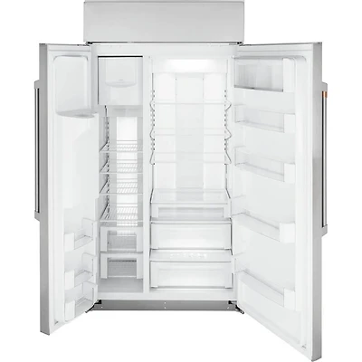 24.5 Cu. Ft. Stainless Side-by-Side Built-In Refrigerator