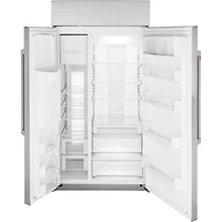24.5 Cu. Ft. Stainless Side-by-Side Built-In Refrigerator
