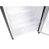 6 Cu. Ft. Platinum Silver Single Door Refrigerator 