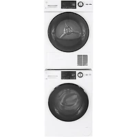 4.1 Cu. Ft. White Front Load Electric Dryer 
