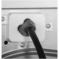 4.1 Cu. Ft. White Front Load Electric Dryer 