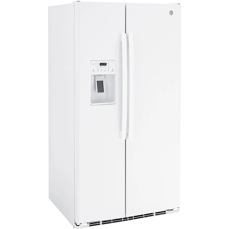 25.3 Cu. Ft. White Side-by-Side With Ice & Water Dispenser Refrigerator