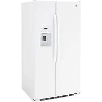 25.3 Cu. Ft. White Side-by-Side With Ice & Water Dispenser Refrigerator