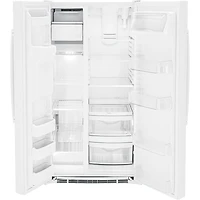 25.3 Cu. Ft. White Side-by-Side With Ice & Water Dispenser Refrigerator