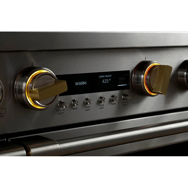 8.25 Cu. Ft. Stainless Freestanding Double Oven Dual Fuel Range