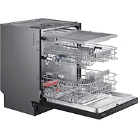42 dBA Silver Top Control Dishwasher with Steel Tub & WaterWall - OPEN BOX