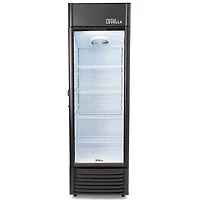 Cu. Ft. Black Vertical Display Refrigerator