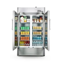 Cu. Ft. Silver Side-by-Side Display Refrigerator