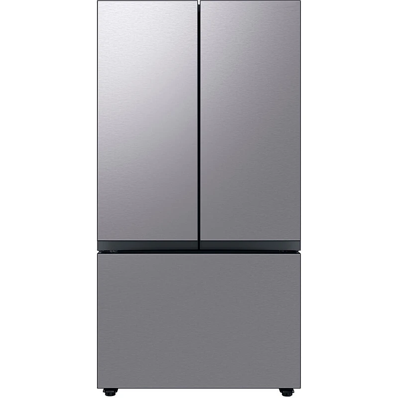 30 Cu. Ft. Bespoke Stainless Steel 3-Door French Door Refrigerator - OPEN BOX