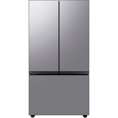 30 Cu. Ft. Bespoke Stainless Steel 3-Door French Door Refrigerator - OPEN BOX