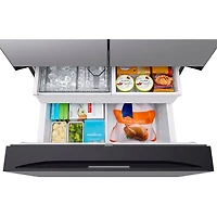 30 Cu. Ft. Bespoke Stainless Steel 3-Door French Door Refrigerator - OPEN BOX