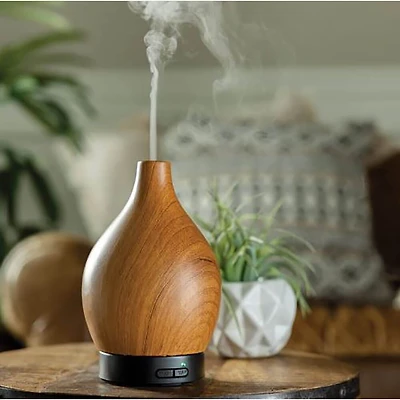 Vase Medium Ultra Sonic Diffuser - Woodgrain - OPEN BOX