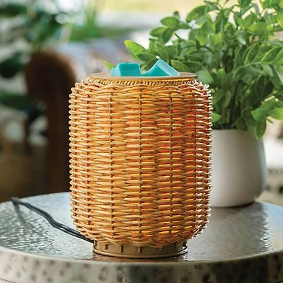 Wicker Lantern Illumination Fragrance Warmer - OPEN BOX