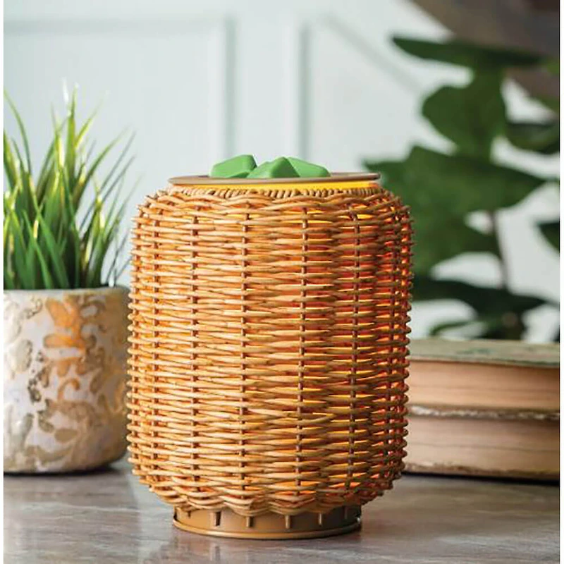 Wicker Lantern Illumination Fragrance Warmer - OPEN BOX