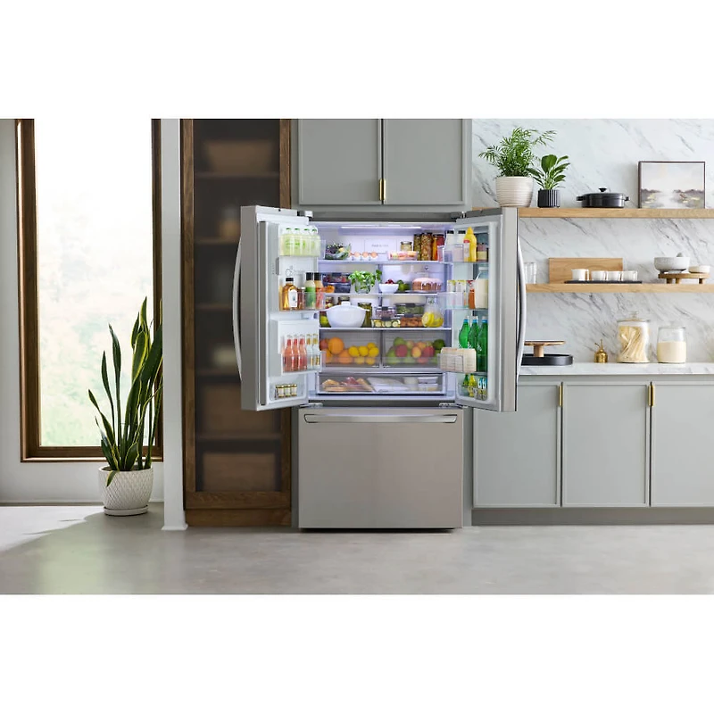 26 Cu. Ft. Stainless Counter Depth French Door Refrigerator - OPEN BOX
