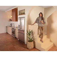 22.3 Cu. Ft. Stainless French Door Counter Depth Smart Refrigerator