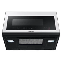 2.1 Cu. Ft. White Glass Over-the-Range Microwave