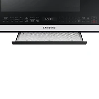 2.1 Cu. Ft. White Glass Over-the-Range Microwave