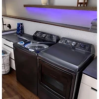 7.3 Cu. Ft. Diamond Gray Top Load High Efficiency Smart Electric Dryer