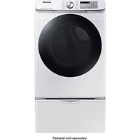 7.5 Cu. Ft. White Smart Electric Dryer