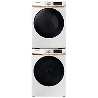 7.5 Cu. Ft. Ivory Stackable Smart Electric Dryer