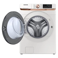 5.0 Cu. Ft. Ivory White Smart Front Load Washer - OPEN BOX