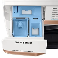 5.0 Cu. Ft. Ivory White Smart Front Load Washer - OPEN BOX