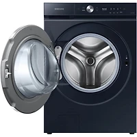 5.3 Cu. Ft. Brushed Navy Smart Front Load Washer - OPEN BOX
