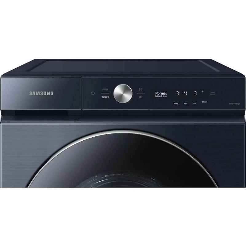 5.3 Cu. Ft. Brushed Navy Smart Front Load Washer - OPEN BOX