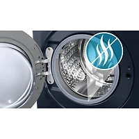 5.3 Cu. Ft. Brushed Navy Smart Front Load Washer - OPEN BOX