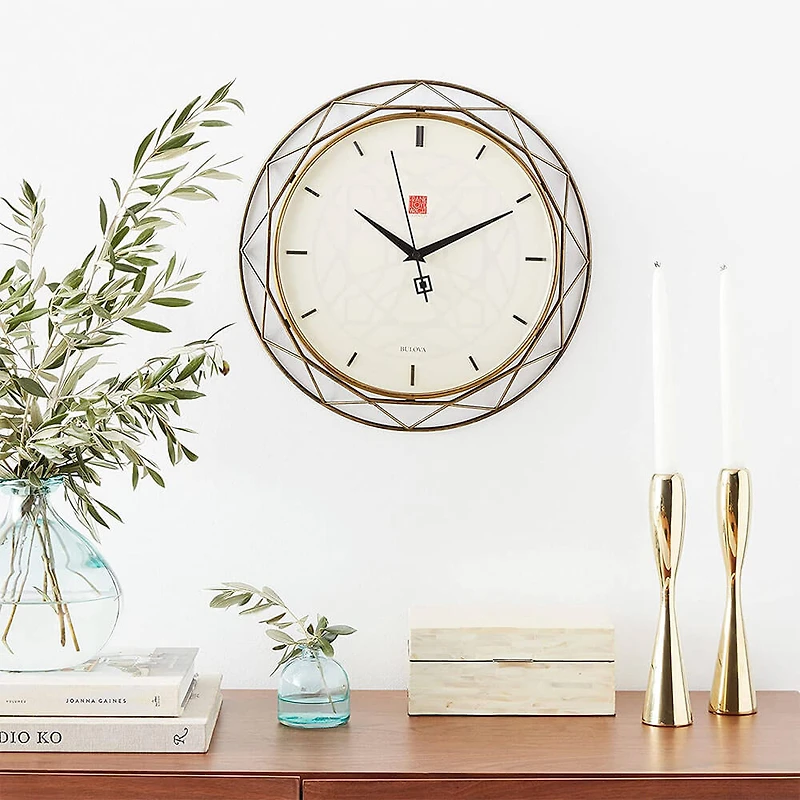 14 inch Luxfer Prism Wall Clock - OPEN BOX