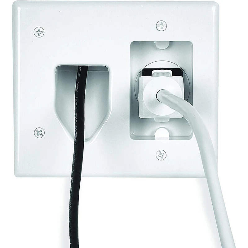 6 Ft In-Wall Power Install And Cord Management Kit - White