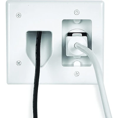 6 Ft In-Wall Power Install And Cord Management Kit - White
