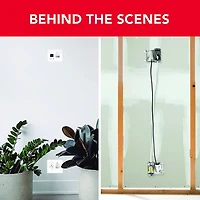 6 Ft In-Wall Power Install And Cord Management Kit - White