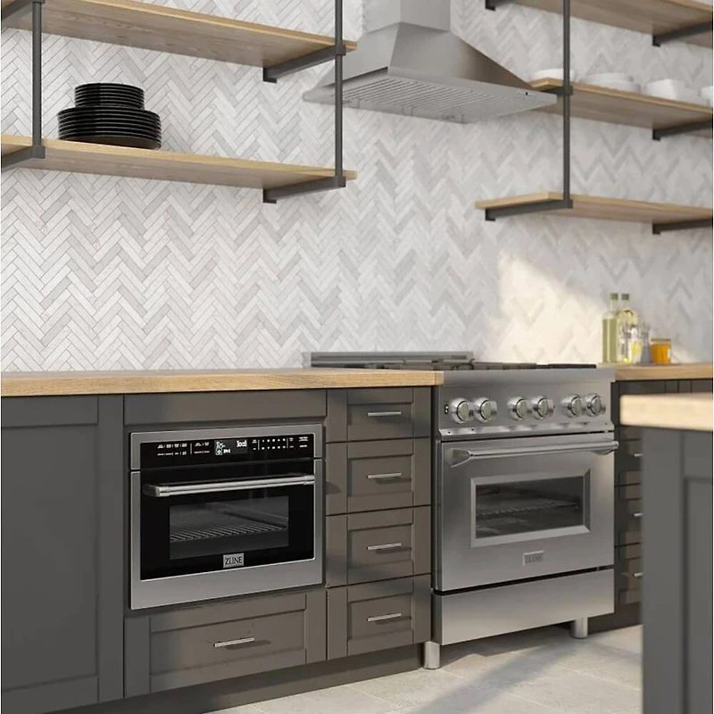 1.6 Cu. Ft. Stainless Steel Built-In Convection Microwave Oven