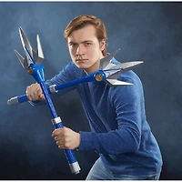 Power Rangers Lightning Collection Might Morphin Blue Ranger Power Lance - OPEN BOX