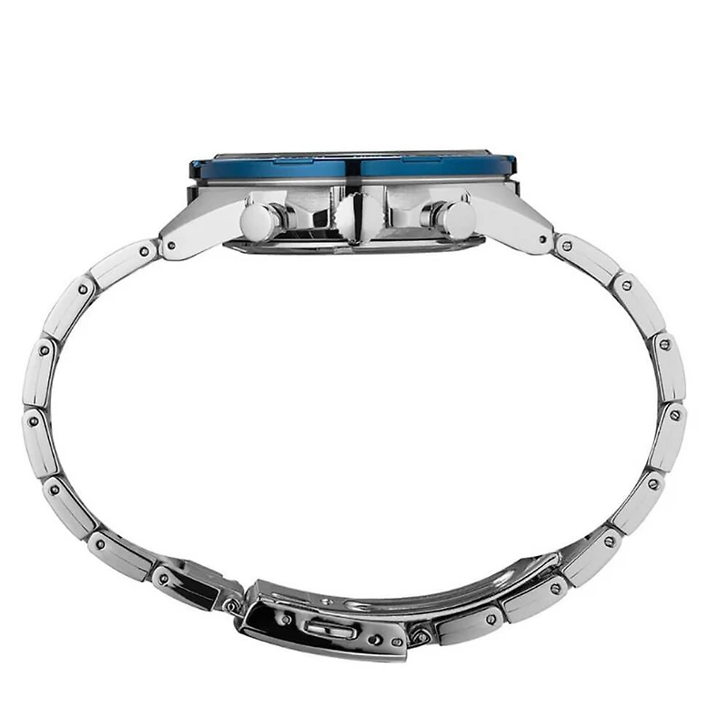 Mens SSB Essentials Series Chronograph Watch - Silver/Black Dial