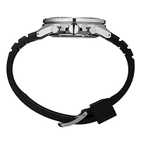 Mens Essentials Series Chronograph Watch - Stainless Steel/Black Dial