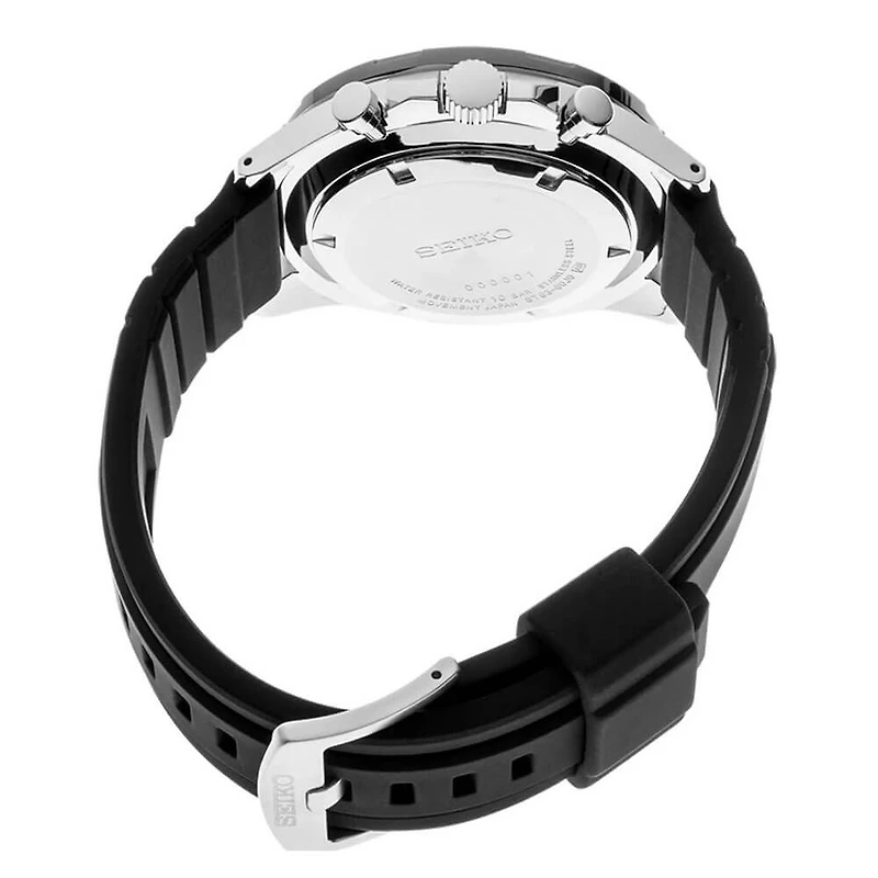 Mens SSB Essentials Series Chronograph Watch - Stainless Steel/Black Dial