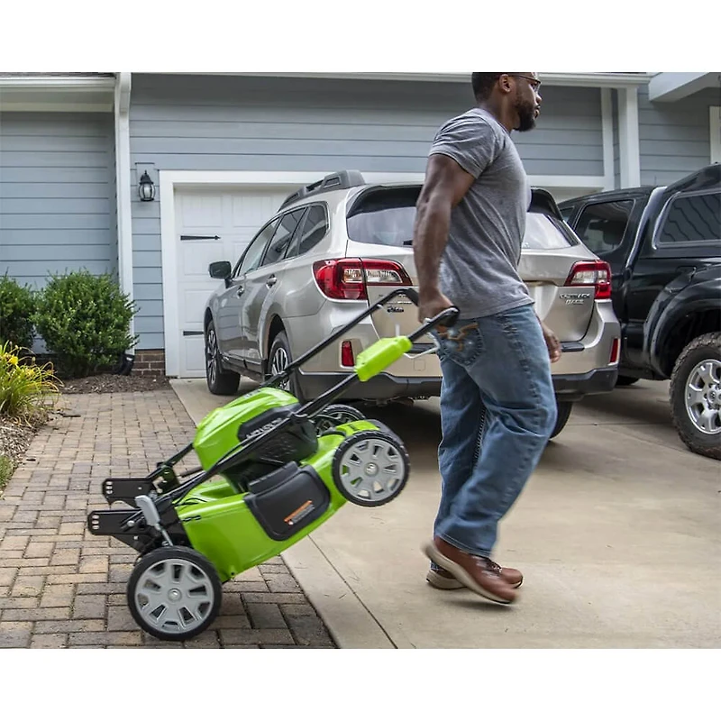 40V 21 inch BRUSHLESS LAWN MOWER W/ 4.0 AH AND 2.0 AH USB BATTERY