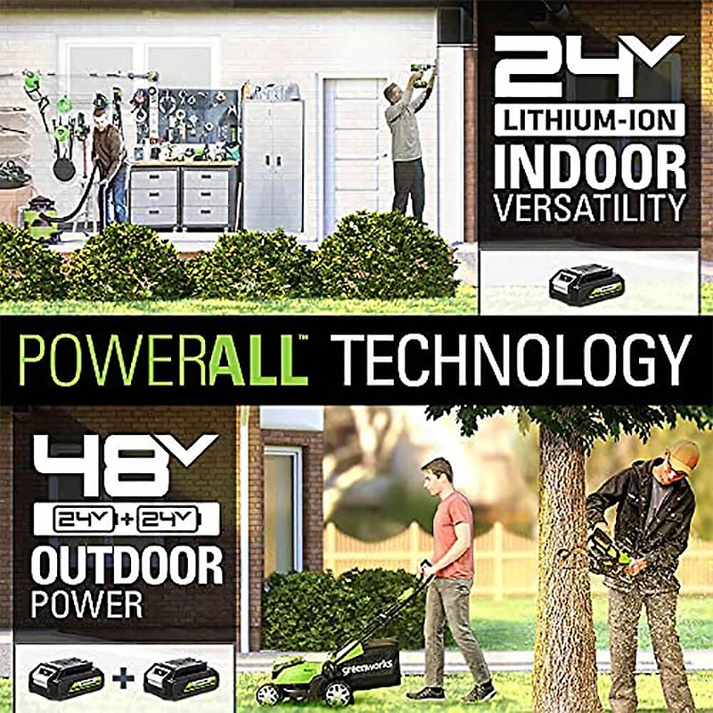 14 inch 48V Brushless Walk Behind Push Mower