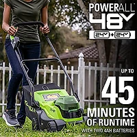 14 inch 48V Brushless Walk Behind Push Mower