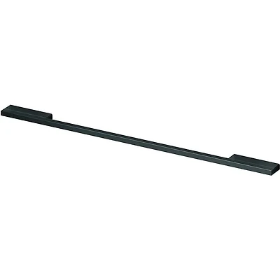 Contemporary Square Fine Black 2 pc Handle Kit RS36W Bottom Mount