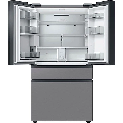 29 Cu. Ft. Bespoke Stainless Steel 4-Door French Door Refrigerator