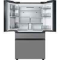 29 Cu. Ft. Bespoke Stainless Steel 4-Door French Door Refrigerator