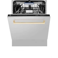 24 inch Stainless With Champagne Accents Compact Built-In Dishwasher