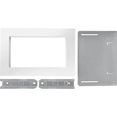30 inch White Microwave Trim Kit - OPEN BOX