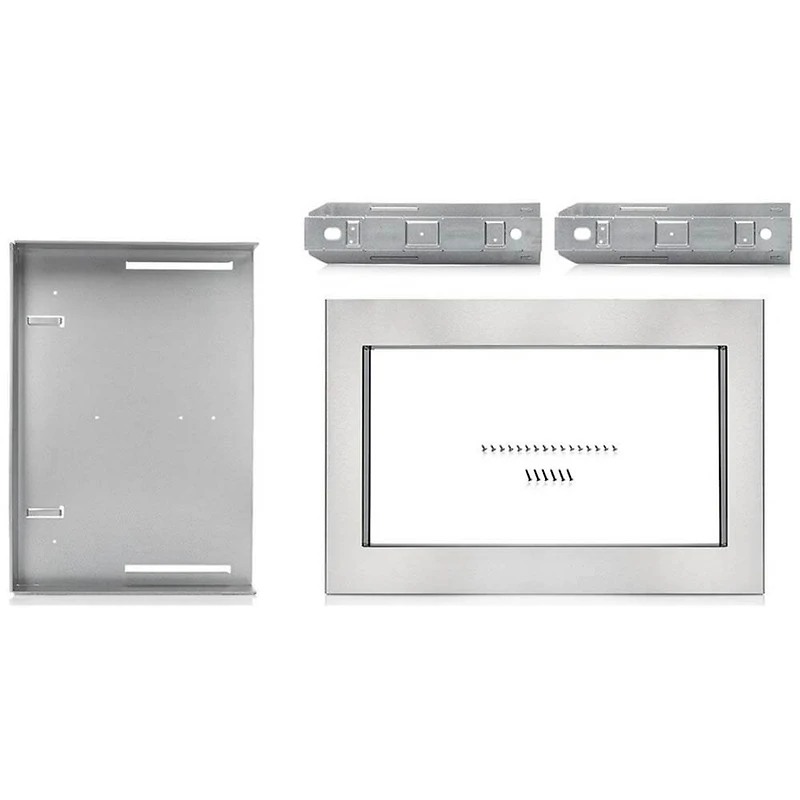 27 inch Stainless Steel Built-In Microwave Trim Kit